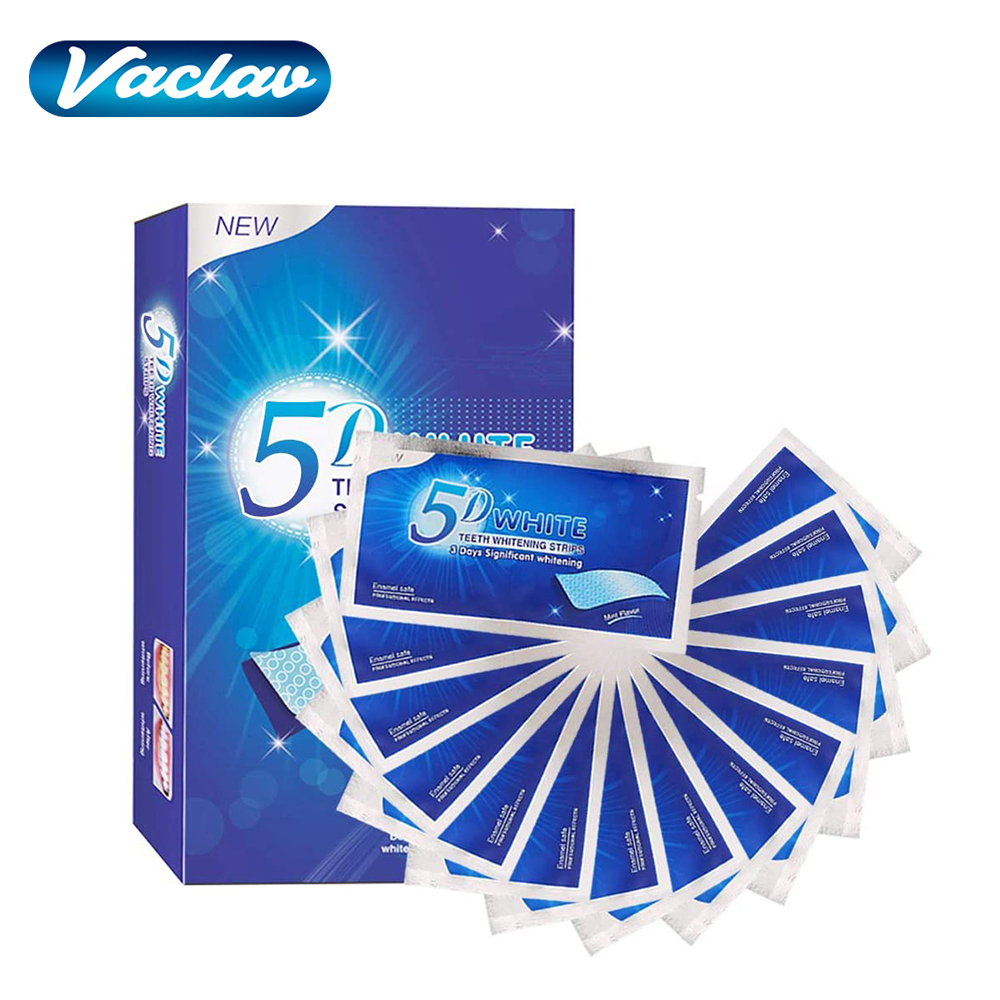 Teeth Whitening Strips Crest - شرائط تبييض الأسنان البيضاء ثلاثية الأبعاد،