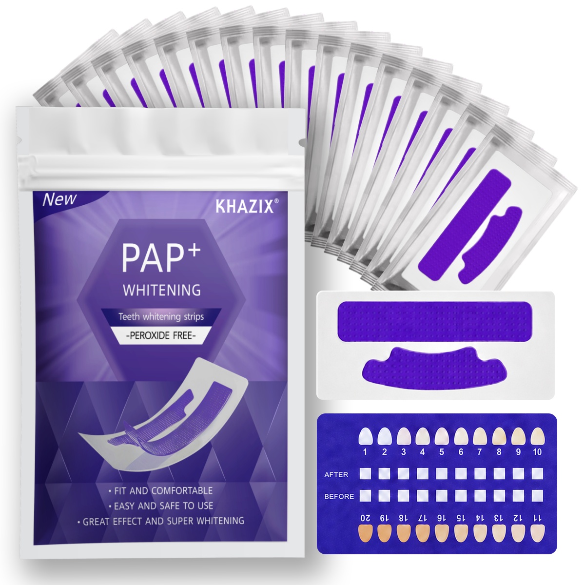 1/7 أزواج من شرائط تبييض الأسن - مراجعة Teeth Whitening Strips Crest وسعره