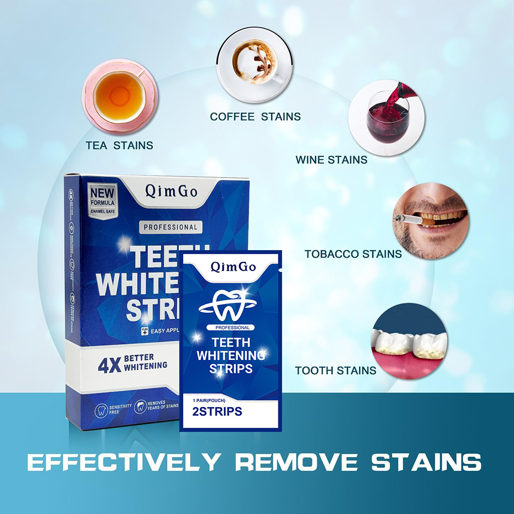 شرائط تبييض الأسنان الاحترافية - مراجعة Teeth Whitening Strips Crest وسعره