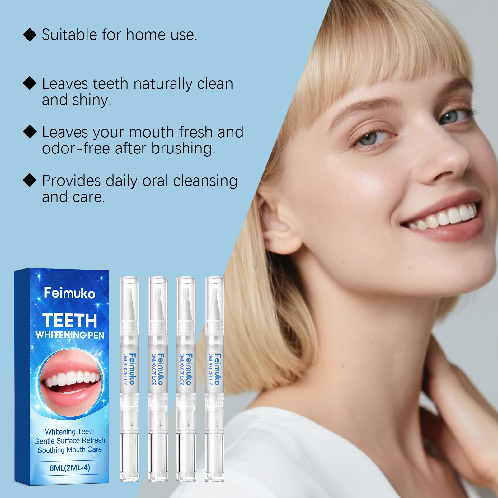قلم جل للأسنان من فيموكو 8 مل، - مراجعة Teeth Whitening Pen وسعره