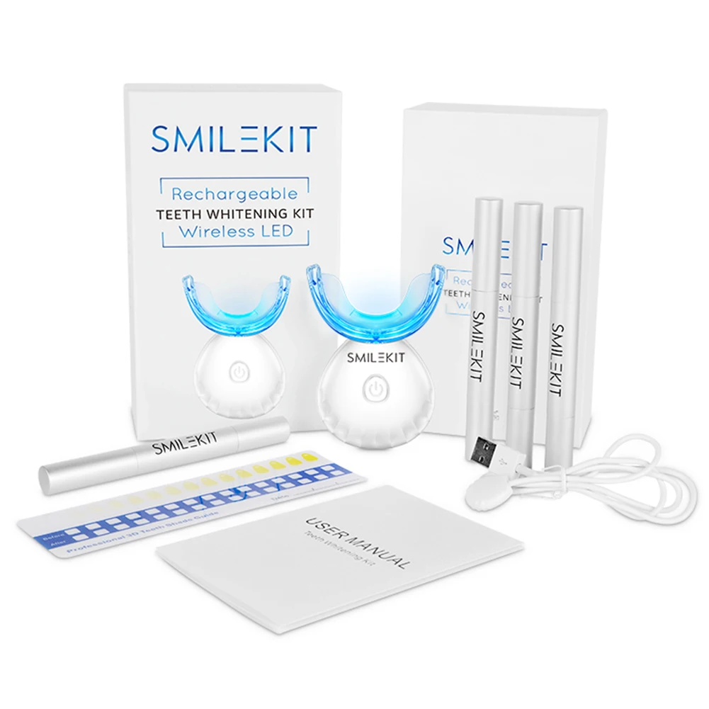 طقم تبييض الأسنان صغير 16 LED  - مراجعة Teeth Whitening Pen وسعره