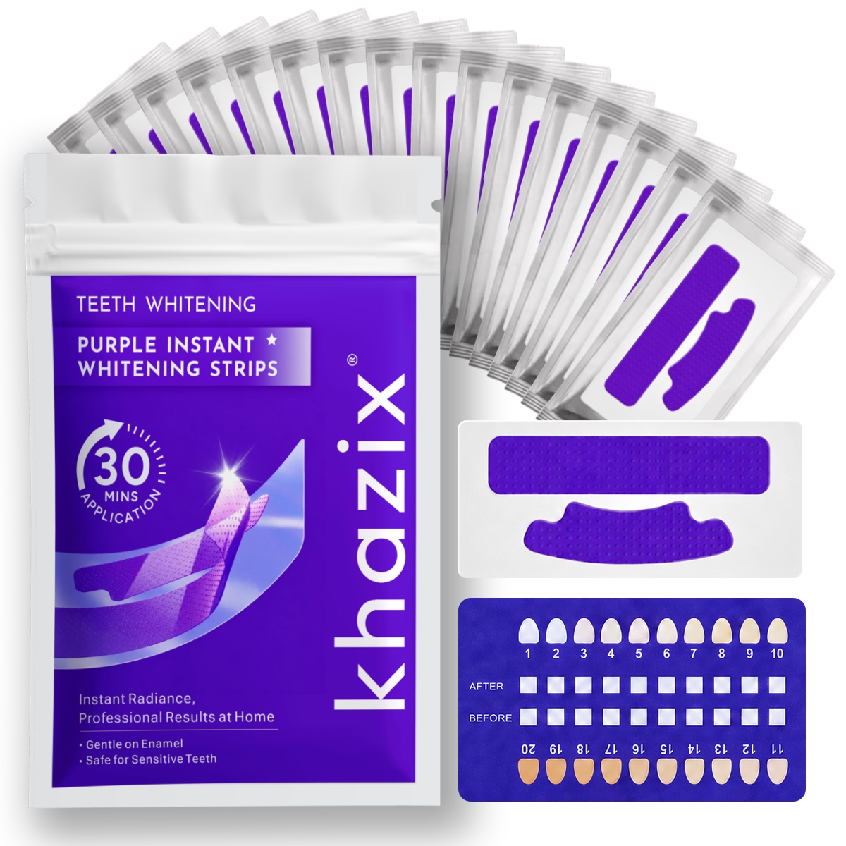 1/7 أزواج من شرائط تبييض الأسن - مراجعة Teeth Whitening Strips Crest وسعره